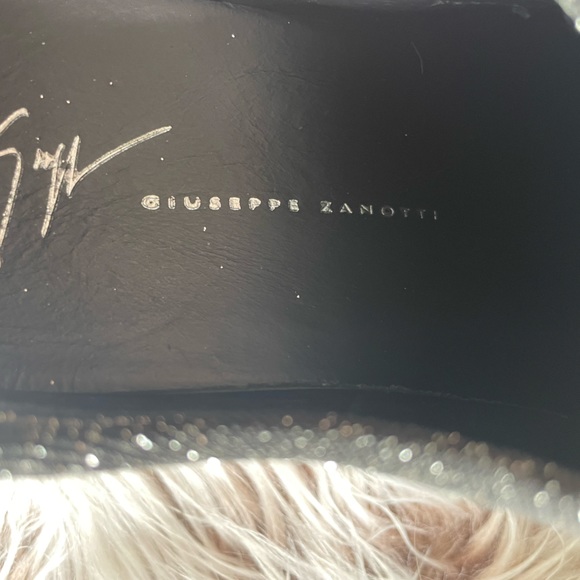Giuseppe Zanotti Silver Glitter Alena Star Sneakers - Picture 6 of 9